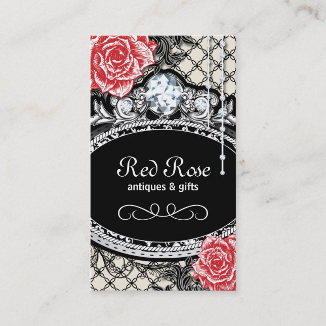 Antique Shoppe Business Cards (Front)