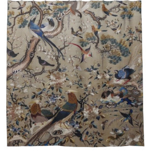 Antique,silk painting, asian,beautiful,nature,chic