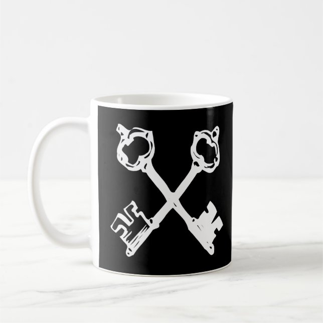 Antique Skeleton Keys  Coffee Mug (Left)