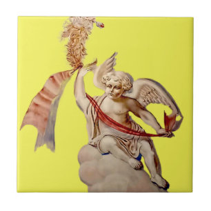 Antique Sky Angel  Tile