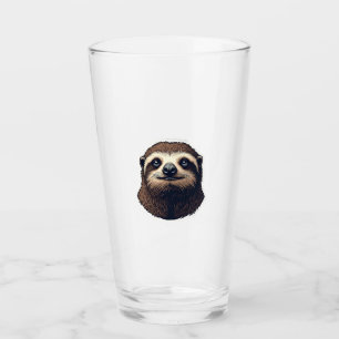 Antique Sloth Illustration Vintage Tee (2) Glass