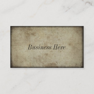 Antique Stained Grungy Wood Inspired Distressed Business Card