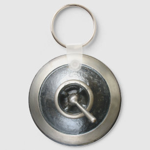 Antique Steam Engine Switch Keychain