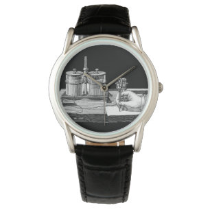 Antique Steampunk Writer Edison Watch