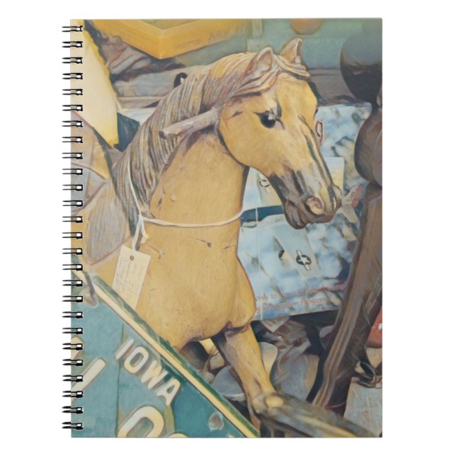 Antique store window display notebook (Front)