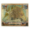 Antique Street Map of Amsterdam, Netherlands