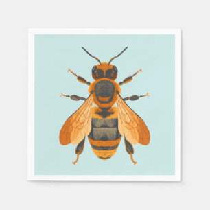 Antique Style Bumble Bee – Vintage Inspired Napkin