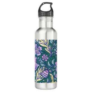 Antique Style Flowers and Birds Pattern 710 Ml Water Bottle