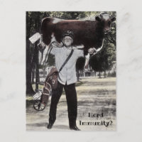 Antique style Herd Immunity cow delivery deliver