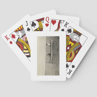 Antique Style Old Friends Boating Playing Cards