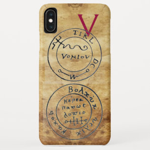 ANTIQUE TALISMAN / PIRATES TREASURE MAPS PARCHMENT iPhone XS MAX CASE