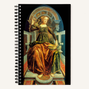 ANTIQUE TAROTS /TEMPERANCE AND FORTITUDE  NOTEBOOK