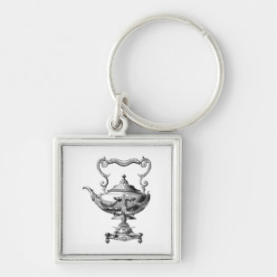 Antique Tea Kettle Keychain