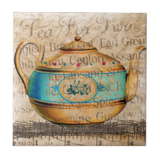 Antique Tea Pot Tile