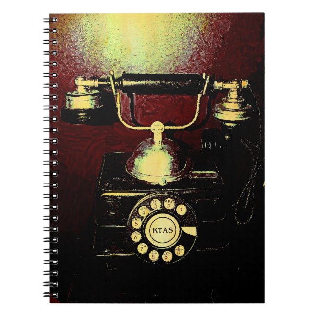 Antique Telephone Phone Number Book (Front)