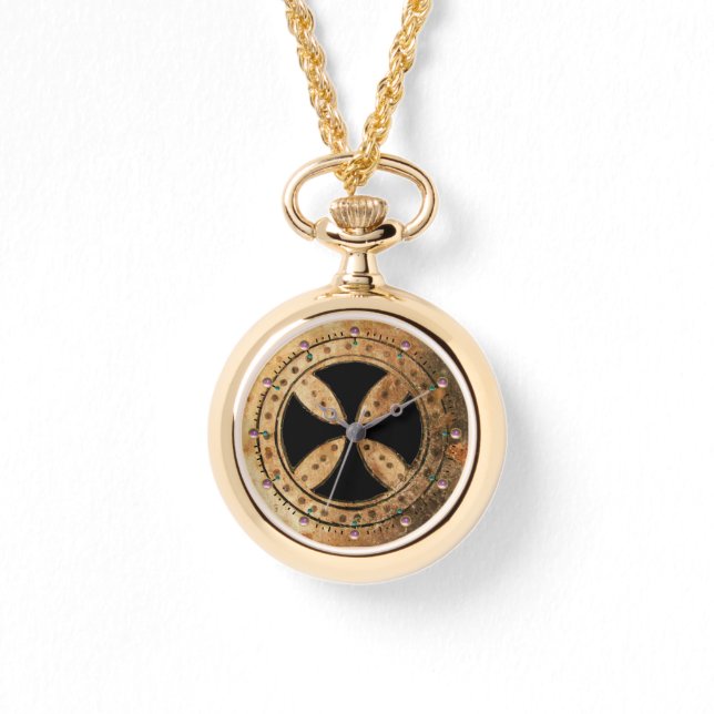 ANTIQUE TEMPLAR CROSS ,Black Watch (Front)