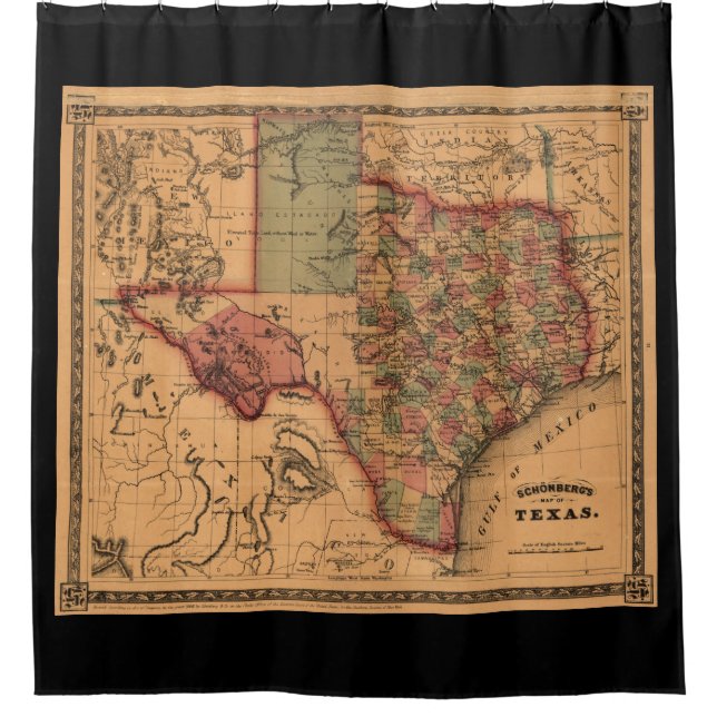 Antique Texas Map #1 (Front)