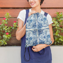 Antique Tiles in Delft Blue