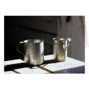 Antique Tin Cups