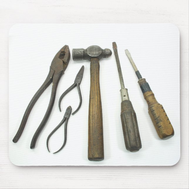 Antique Tools Mouse Pad (Front)