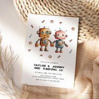 Antique Toy Robot Kids Birthday
