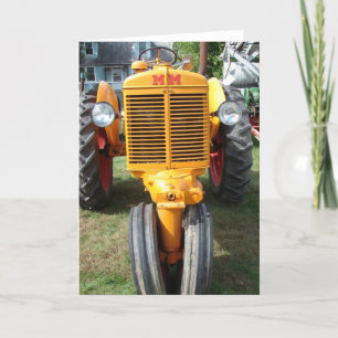 Antique Tractor Card