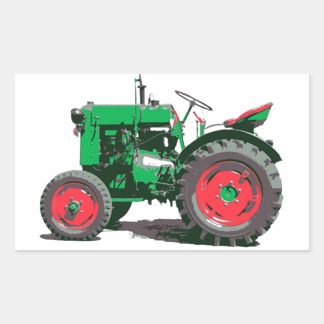 ANTIQUE TRACTOR STICKER (Front)