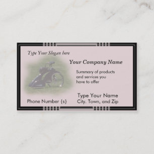 Antique Trike card-customize Business Card