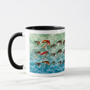Antique Trout Flies / Lures Coffee Mug