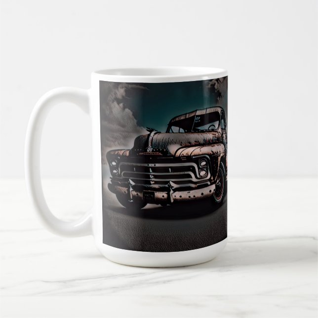 Antique Truck - A Timeless Classic Coffee Mug (Left)