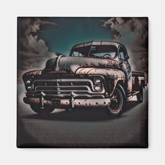 Antique Truck - A Timeless Classic Magnet (Front)
