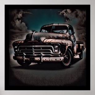 Antique Truck - A Timeless Classic Poster