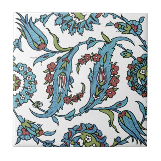 Antique Turkish Floral Composision Tile