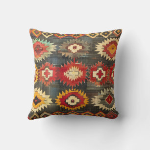 Antique Turkish Mersin Kilim Throw Pillow