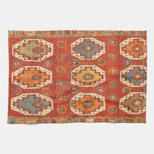Antique Turkish Persian Carpet Kitchen Towel