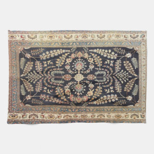 Antique Turkish Persian Carpet Texture Kitchen Towel