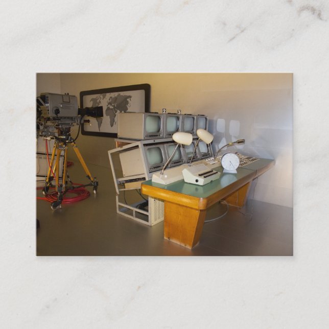 Antique TV Studio Business Card (Front)