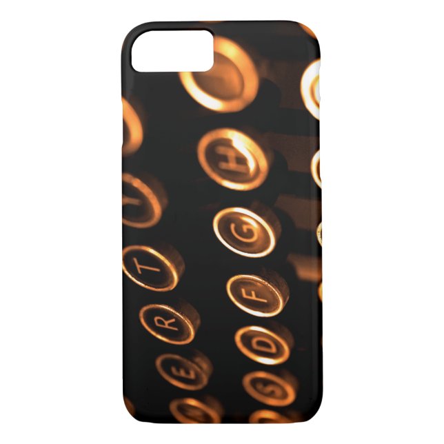 Antique typewriter keys Case-Mate iPhone case (Back)