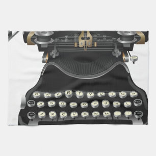 Antique Typewriter Kitchen Towel
