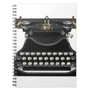 Antique Typewriter Notebook