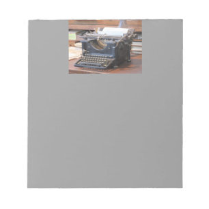 Antique Typewriter Notepad
