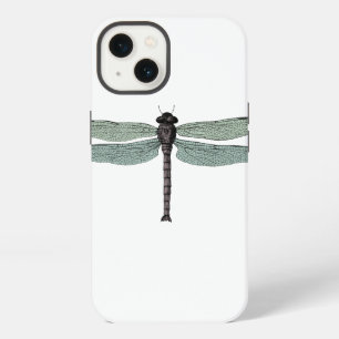 Antique Typographic Vintage Dragonfly iPhone 13 Case