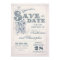antique typography save the date design