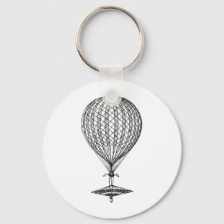Antique UFO Balloon 1 Keychain