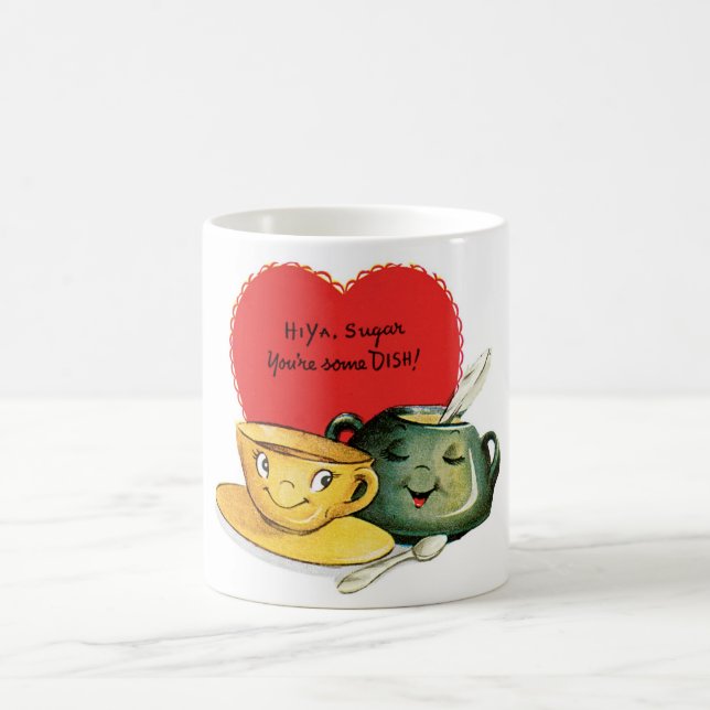 Antique Valentine Coffee Mug (Center)