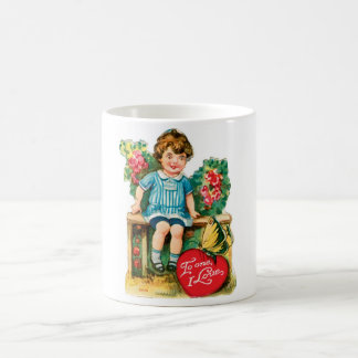 Antique Valentine Coffee Mug