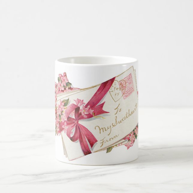 Antique Valentine Coffee Mug (Center)