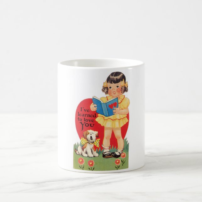 Antique Valentine Coffee Mug (Center)