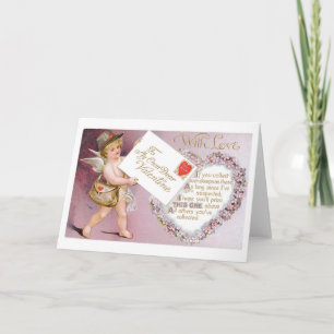 Antique Valentine Holiday Card