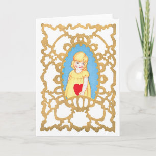 Antique Valentine Holiday Card